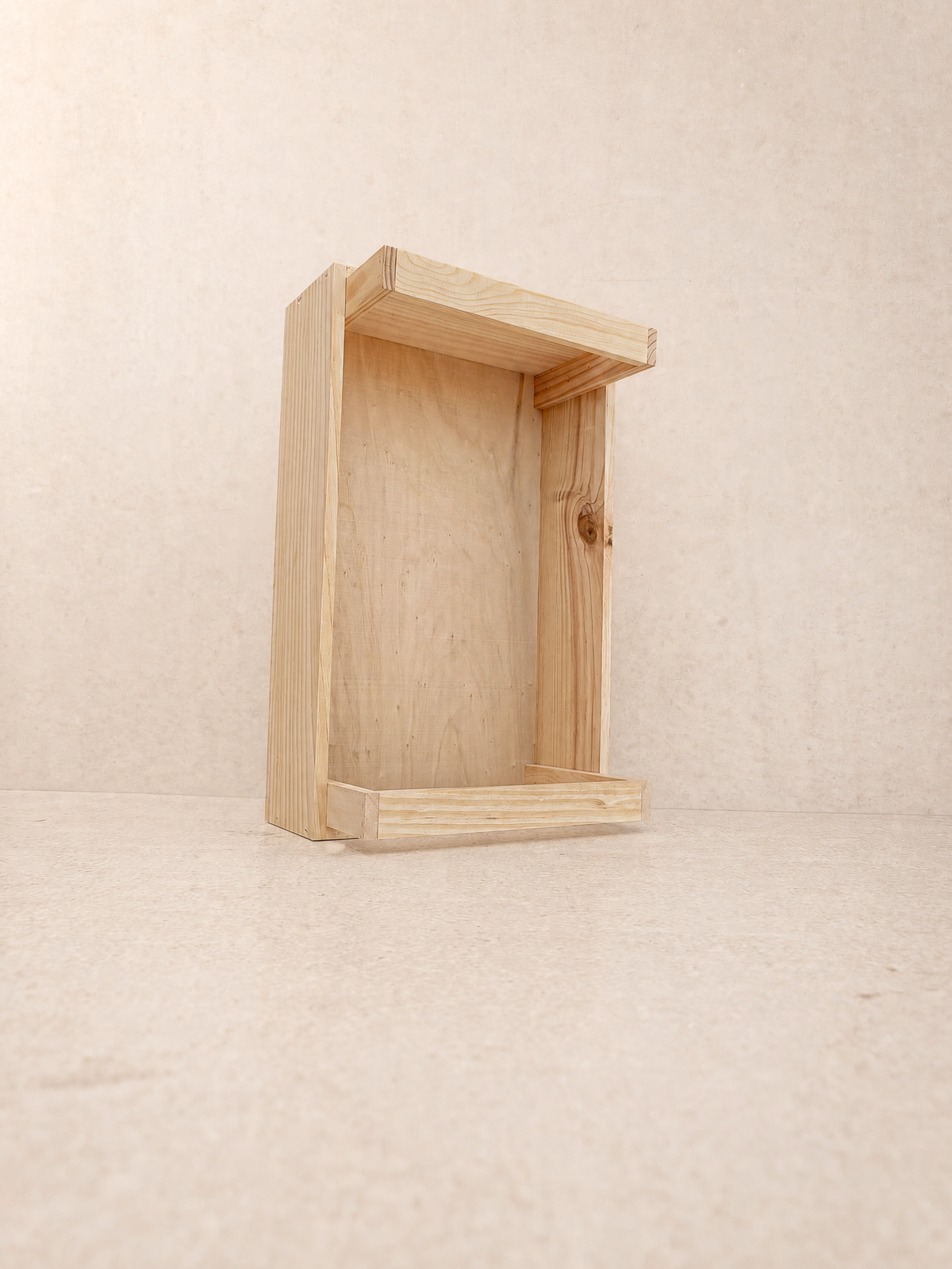 Cesta de madera rústica — 3