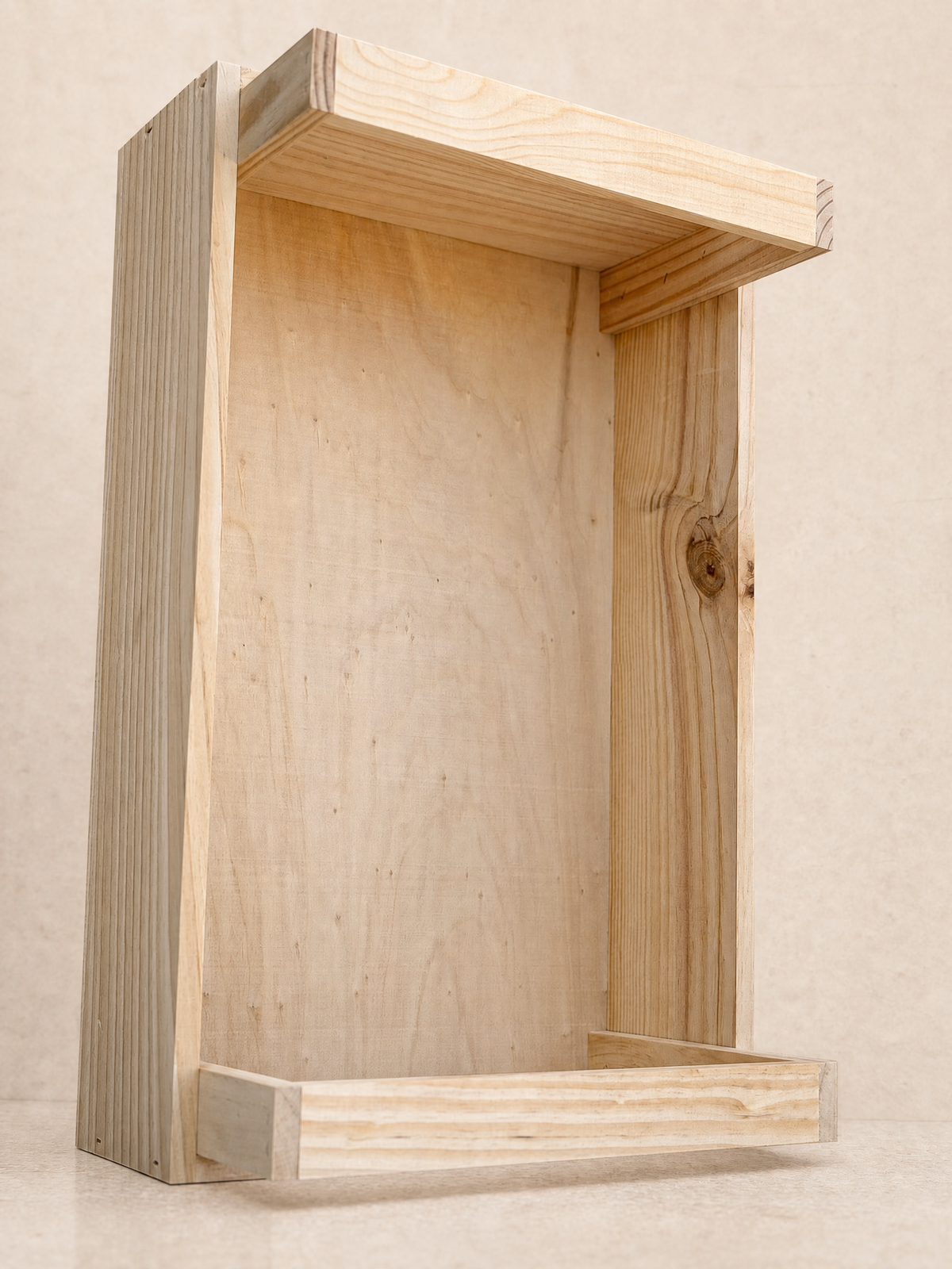 Cesta de madera rústica — 2