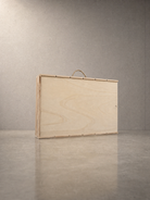 Caja grapada con tapa corredera para 6 botellas — 1