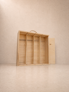 Caja grapada con tapa corredera para 4 botellas — 2