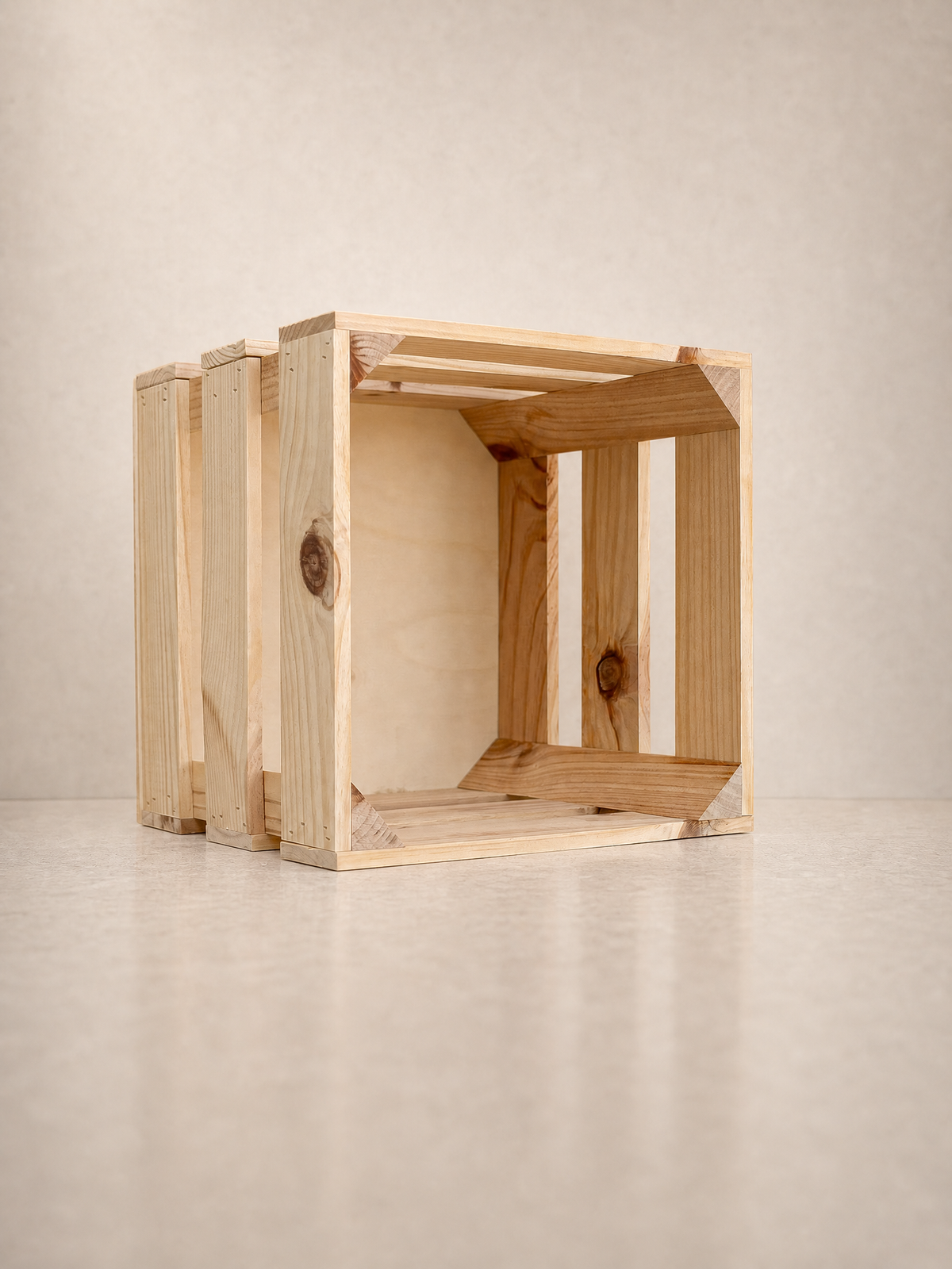 Caja de fruta cuadrada — 1