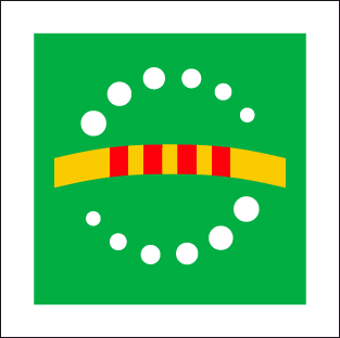 Emblema del distintivo de garantía de calidad ambiental de la Generalitat de Catalunya