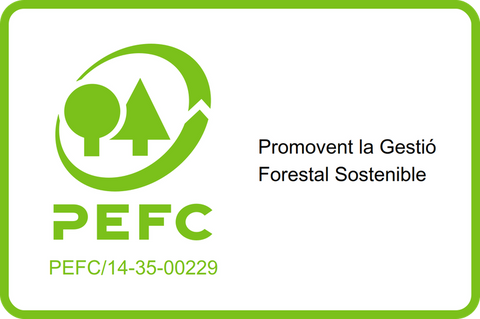 Sello PEFC, versión horizontal, código PEFC/14-35-00229