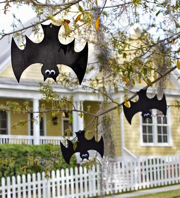 Halloween. Murciélagos de fieltro para el jardín | Fundació Ilersis