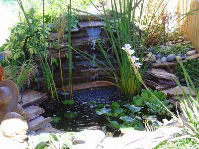 fuentes de jardín decorativas estanques