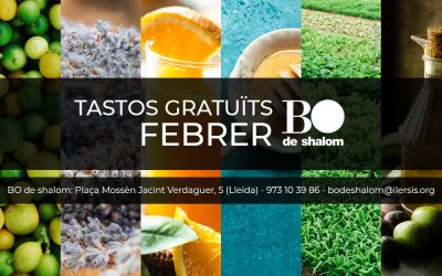 Tastos gratuïts i guiats de BO de Shalom – Febrer 2019