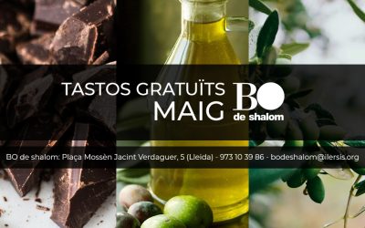 Tastos gratuïts i guiats de BO de Shalom – Maig 2019