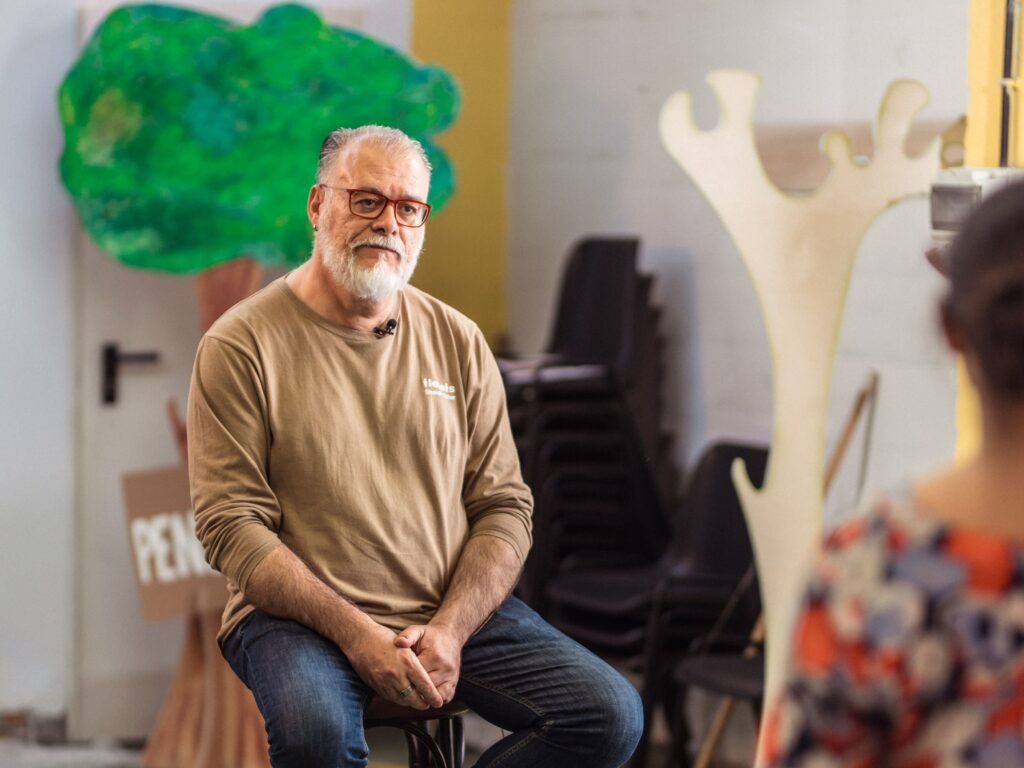 Jaume Belló, director del grup de teatre inclusiu La Màxima